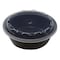 Cubeware Cubeware 18 oz. Round Container Black Base With Clear Lid, PK150 CO-518B - alternate 1